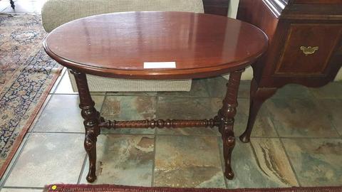 Victorian Mahogany Stretcher Table