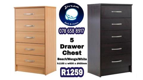 For Sale: 5 Drawer Chest Student Desk and Book Case and more... 078 658 8917