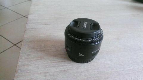 Canon EF 50mm f 1.8 AF Normal Lens In Excellent Conditon (Plz Read)