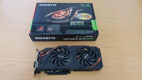 Gigabyte GeForce GTX 1070 WINDFORCE OC Edition 8GB