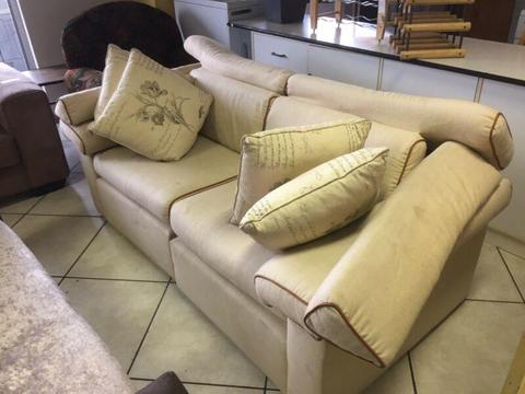 2 Seater Sofa with Cushions