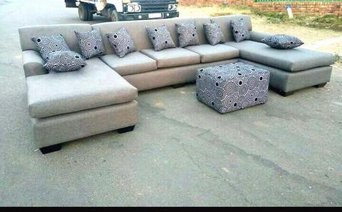 U Shaped Couch With Ottoman Straight from Factory