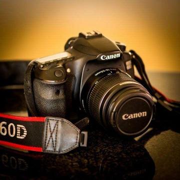 Pro-Level Canon EOS 60D DSLR with Zoom Lens