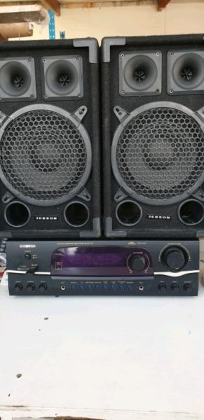 HOME AMPLIFIER AND SPEAKERS