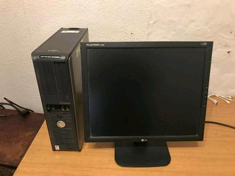Dell computer R1000 and lg 20 inch R600