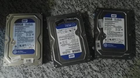 2 x 500Gb Western Digital 3.5