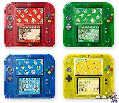 Nintendo 2DS Pokemon transparent edition