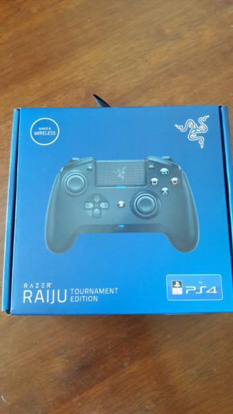 PS4 controller (Negotiable) - Razer Raiju Tournament Edition