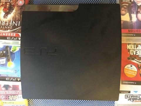 PlayStation 3 slim + Move camera + controllers