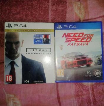 Need for Speed Payback and Hitman ps4