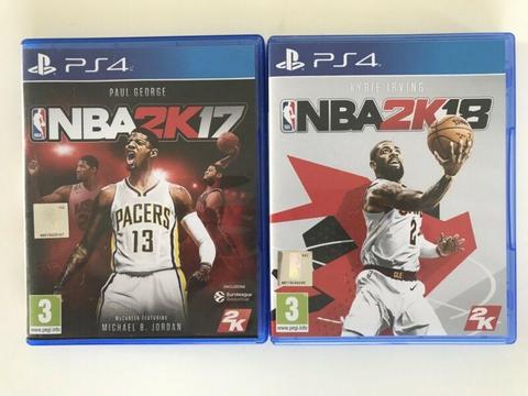 NBA 2K18 + 2K17 Bundle PS4