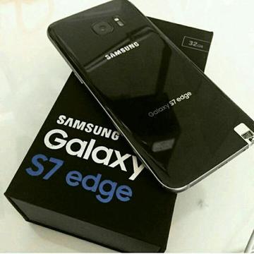 SAMSUNG GALAXY S7 EDGE 32GB BLACK ONYX IN THE BOX ( TRADE INS WELCOME)