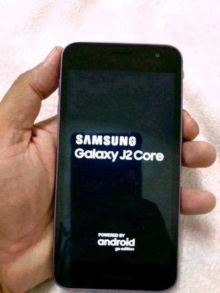 16GB samsung Galaxy J2 Core with finger print
