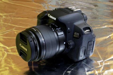 Canon 650D - 18mp - full hd and Canon 18-55mm lens