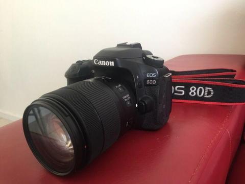 Canon 80D + 18-135 power lens. R14500 please call0814939669