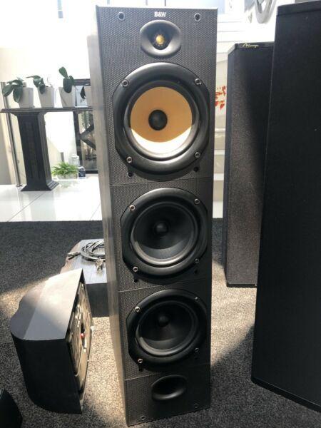 B&W 604 full 5 speaker set