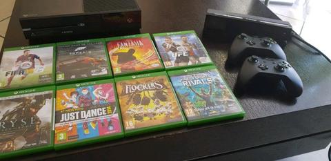 Xbox one, kinect, wireless controller 8 games