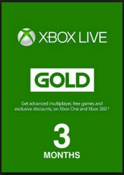 *Weekend Special* - Xbox Live Gold 3 Months Subscription for only R205