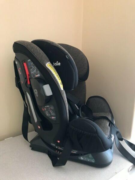 Joie Car Seats*2, 2018, Grey in color from 0kg till 36kg