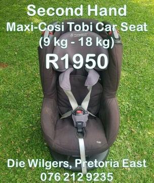 Second Hand Maxi-Cosi Tobi Car Seat (9 kg - 18 kg)