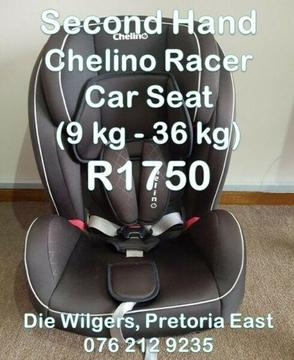 Second Hand Chelino Racer Car Seat (9 kg - 36 kg)