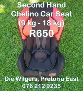 Second Hand Chelino Car Seat (9 kg - 18 kg)