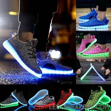 PERFECT GIFT ....LED LIGHT UP USB RECHARGEABLE - SNEAKERS FOR KIDS AND ADULTS ...STARTING FROM R400