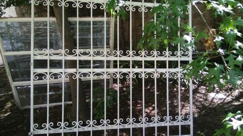 Steel windows frames with burglar bars and gates