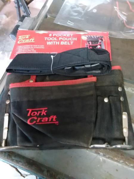 Tork Craft 8 Pocket Tool Pouch With Belt R150.00ea