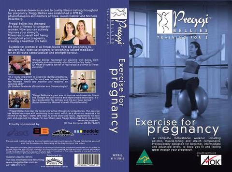 Preggie bellies dvd and excercise ball