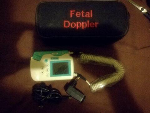 Fetal Doppler with travel bag and charger