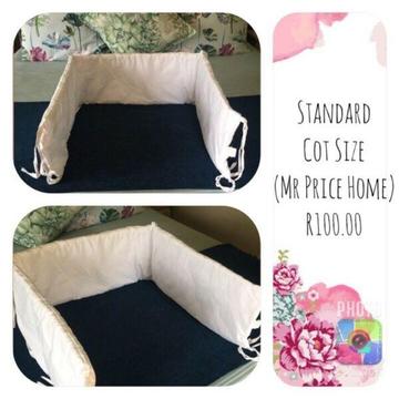 White Cot Bumper