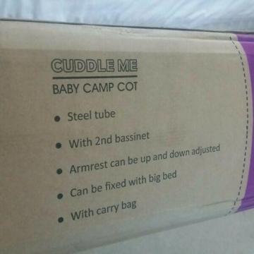 Baby co sleeper camp cot