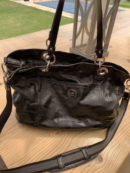 Designer Leather nappy bag by Coach New York R500