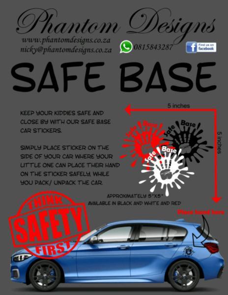 Safe base sticker