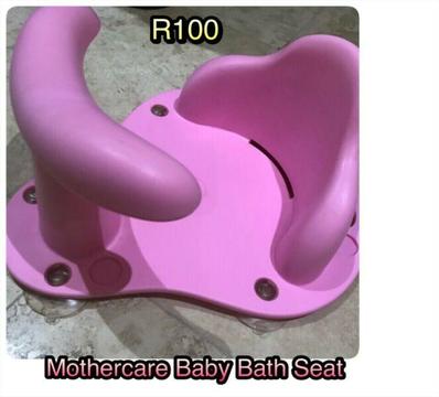 Mothercare Pink Baby Bath Seat