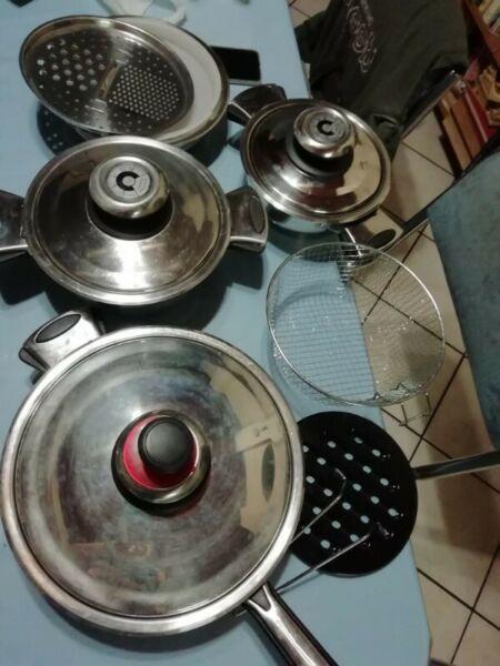 Tissoli 21 piece stainless steel cooking set