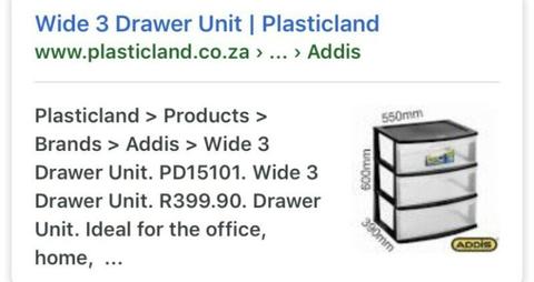 Storage drawer / drawer uniy