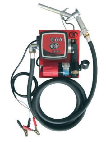 12V Wall Mounted Diesel Pump 40L/M with 4 Digit Flowmeter and 4m Hose