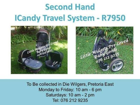 Second Hand ICandy Travel System
