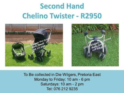 Second Hand Chelino Twister (Black and Green)