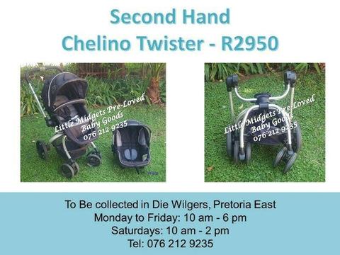 Second Hand Chelino Twister (Black and Grey)