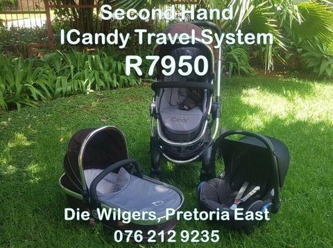 Second Hand ICandy Travel System