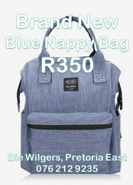 Brand New Blue Nappy Bag