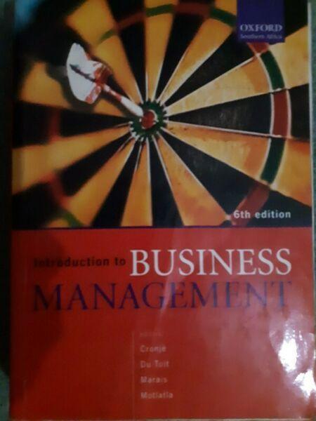 Introduction to Business Management 