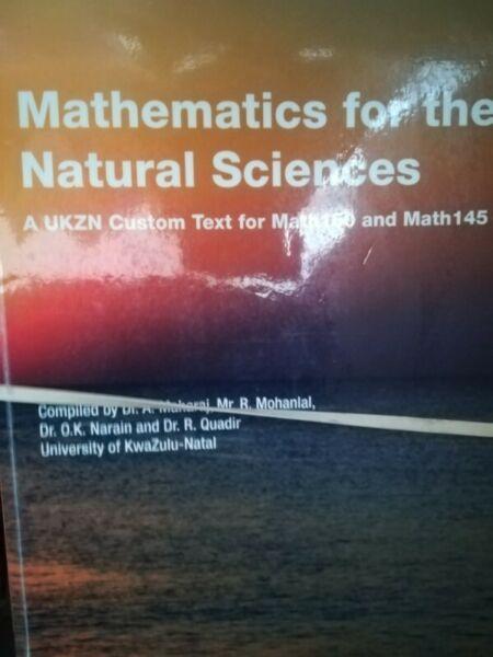 UKZN math145 and math150 prescribed textbook first year 