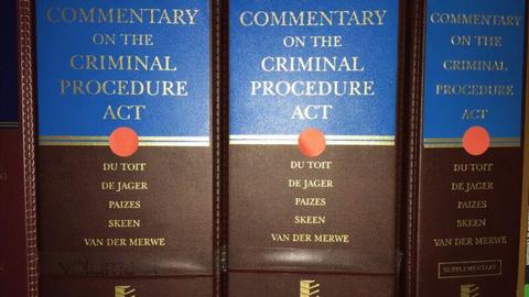 Du Toit Commentary on the Criminal Procedure Act Service Issue 2017 