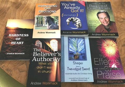 NINE ANDREW WOMMACK BOOKS ONLY R550-00 