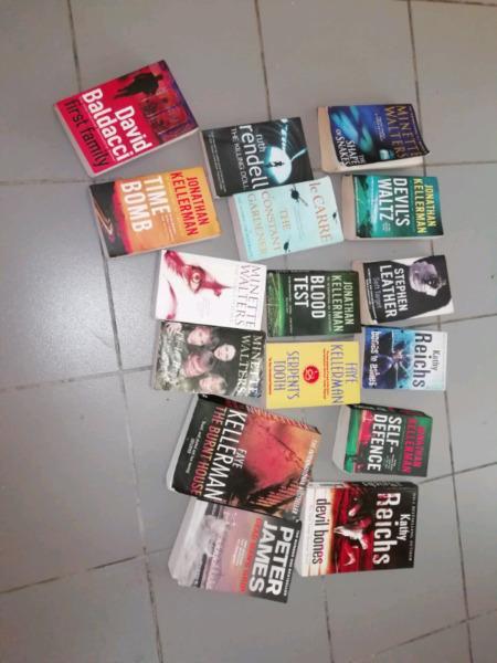 Variety of books for sale  