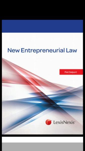 New Entrepreneurial Law Ebook (PDF version) by Piet Delport  